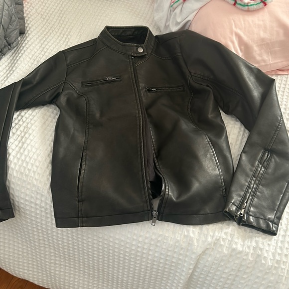 Dark Brown leather jacket - Picture 1 of 2